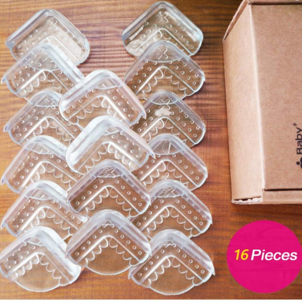 Baby Mate 16 PCS 1.6 Inch Large Table Corner Protectors For Baby Safety